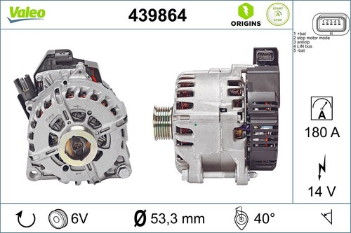Valeo lichtmaschine 14v - valeo,